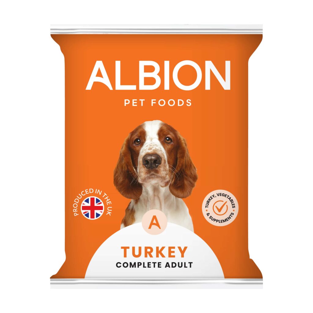 Albion pet foods turkey complete adult