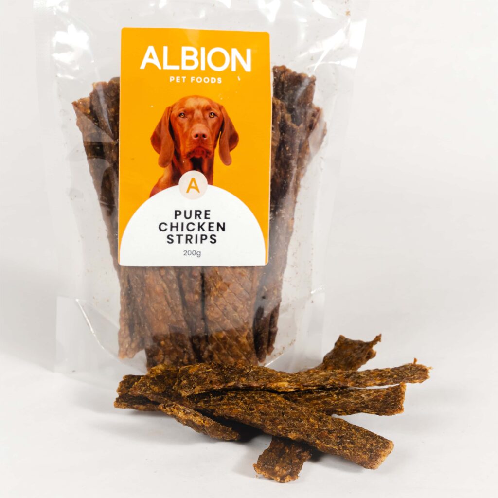 Albion Pet Foods Pure Chicken Strips 200g