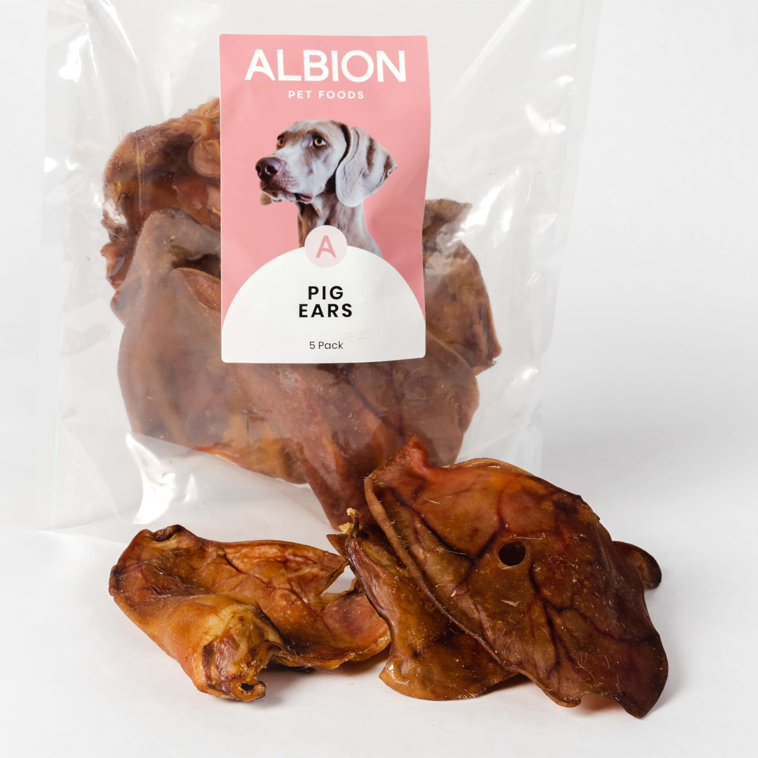 Albion Pet Foods Pig ears 5 pack